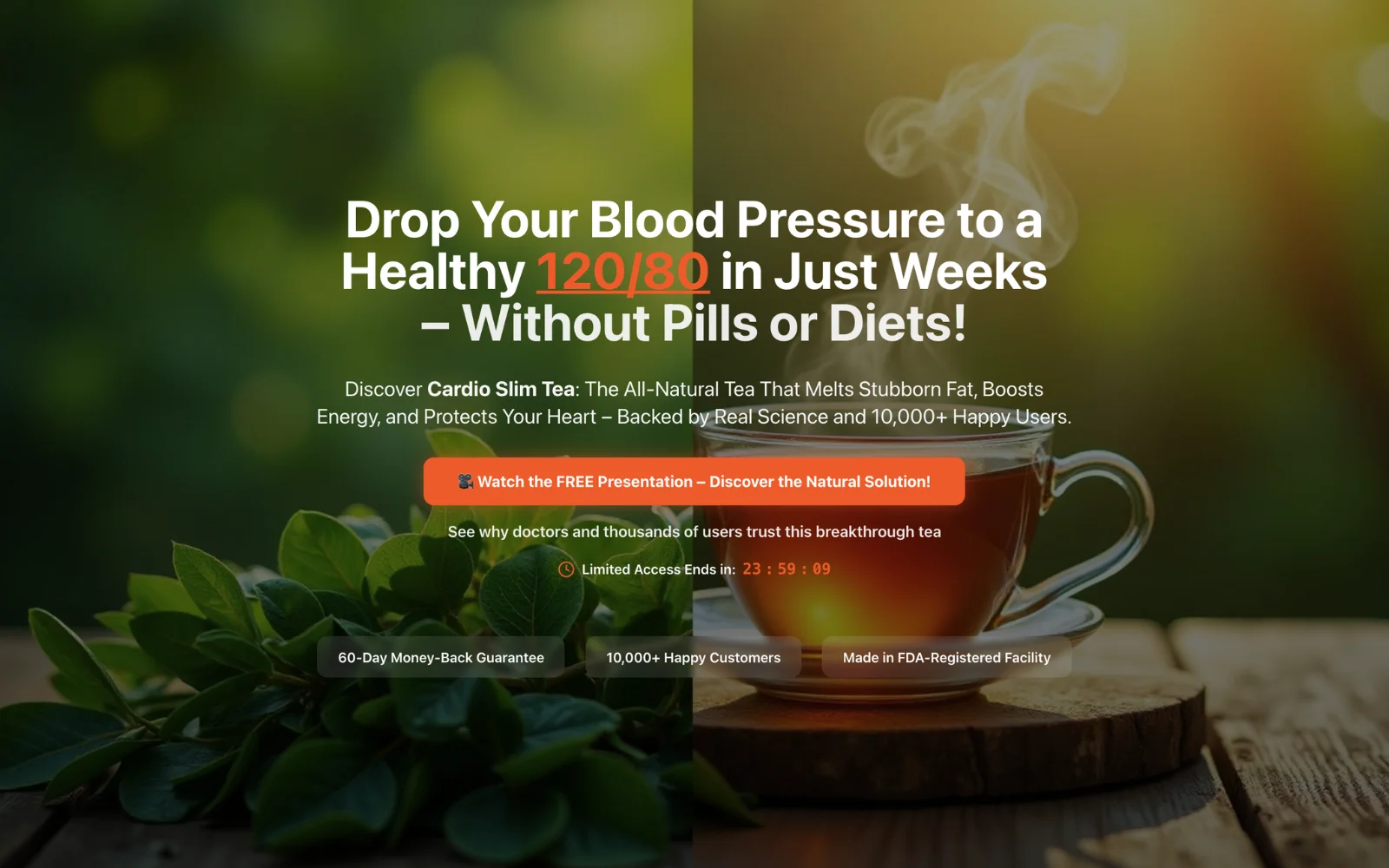 Cardio Slim Tea project screenshot
